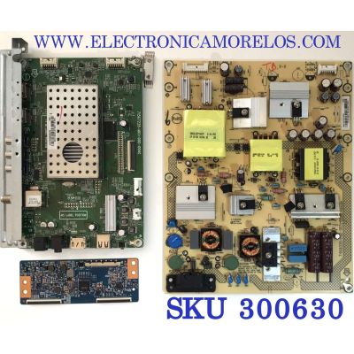 KIT DE TARJETAS PARA TV SHARP / MAIN XFCB0QK023 / 715G7228-M01-000-004K / T-CON 5550T20C21 / T420HVN06.3 CTRL BD / FUENTE PLTVFY721XXD1 / 715G6335-P02-003-003M / PANEL TPT500J1-HVN08.A REV:S800B / MODELO LC-50LB371U